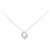 Autre Marque Collana in oro bianco Au750 e diamanti Argento