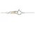 Autre Marque Collana in oro bianco Au750 e diamanti Argento - vista 5