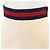 Falda de seda y lana Gucci Sheer Line Web Stripe Crudo - vista 3