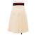 Falda de seda y lana Gucci Sheer Line Web Stripe Crudo - vista 6