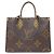 Borsa Louis Vuitton OnTheGo Monogram Giant Marrone