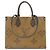 Borsa Louis Vuitton OnTheGo Monogram Giant Marrone - vista 2