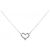Autre Marque Collana con Diamanti Pt900/Pt850 Argento