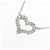 Autre Marque Collana con Diamanti Pt900/Pt850 Argento - vista 3