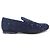 Jimmy Choo Leder-Sneaker Blau Marineblau