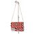 Autre Marque SARAH's BAG Borsa di perle rossa Rosso - vista 5