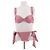 Faithfull the Brand Bañador de dos piezas blanco Rosa
