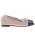 Chanel Ballerine Cambon beige e nere - vista 2