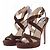 Jimmy Choo Sandali con tacco marroni Marrone