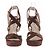 Jimmy Choo Sandali con tacco marroni Marrone - vista 4