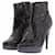 Barbara Bui Bottines noires python  - vue 1