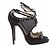 Jimmy Choo Sandali con tacco neri Nero - vista 5