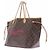 Louis Vuitton Neverfull aus beschichtetem Canvas Braun - Ansicht 4