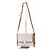 Gucci Borsa in pelle bianco e camel - vista 5