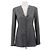 Blazer Ganni de lana gris