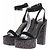 Ermanno Scervino Glitzer-Sandaletten mit Absatz Schwarz