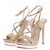 Herve Leger Sandali con tacco dorati D'oro