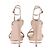 Herve Leger Sandali con tacco dorati D'oro - vista 4