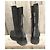Autre Marque Botas de cuero Nude of Scandinavia Negro - vista 4