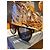 Autre Marque Retrosuperfuture Francis Flat Top Sonnenbrille - Schwarz/Gold Golden - Ansicht 17