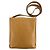 Hermès Borsa a tracolla Hermes Clou de Selle in pelle Agneau Milo Marrone - vista 3
