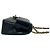 Borsa a Spalla Chanel Matelassé Coco Mark Double Flap Nero - vista 6