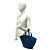 Borsa Louis Vuitton Vintage Saint Jacques in pelle Epi Blu - vista 2
