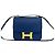 Hermès Hermes Constance 23 Evercolor Leather Schultertasche Blau