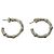 Tiffany & Co Orecchini a cerchio Tiffany Vintage Bamboo Argento