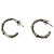 Tiffany & Co Orecchini a cerchio Tiffany Vintage Bamboo Argento - vista 6