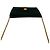 Céline Celine Vintage Medallion Circle Globe Logo Hardware Leder Schultertasche Schwarz - Ansicht 4