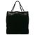 Borsa Tote GUCCI GG Canvas Leather Nero - vista 3