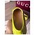 Gucci Jordaan Mocassini in tela monogramma GG Verde Giallo - vista 14
