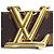 Cintura reversibile Louis Vuitton LV Dimension Marrone - vista 3