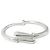 Tiffany & Co. Mexican Hinge Silver Bangle Silvery