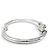 Tiffany & Co. Mexican Hinge Silver Bangle Silvery - view 4