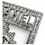 Spilla Chanel B15B in strass argento - vista 7