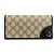 Gucci GG Emblem Continental Wallet Black Beige