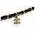 Collana Choker CHANEL Vintage 96P Nero D'oro - vista 5
