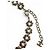 Collana Chanel I25C Coco Mark Flower Rhinestone D'oro - vista 5