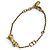 Bracciale con charm dorato Christian Dior D'oro