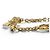 Bracciale con charm dorato Christian Dior D'oro - vista 5