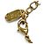 Bracciale con charm dorato Christian Dior D'oro - vista 7