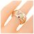 Bulgari Anello Monologo in oro rosa Bvlgari - vista 4