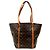 Borsa Tote Louis Vuitton Monogram Marrone