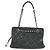 Borsa a tracolla Chanel 50755 in pelle di vitello granulata nera Nero
