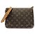 Borsa a Spalla Louis Vuitton Monogram Musette Tango Marrone