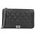 Chanel Boy Line AP1117 Black Chain Wallet Nero