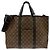Borsa da weekend GM Monogram Macassar Louis Vuitton M45733 Marrone