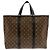 Borsa da weekend GM Monogram Macassar Louis Vuitton M45733 Marrone - vista 2
